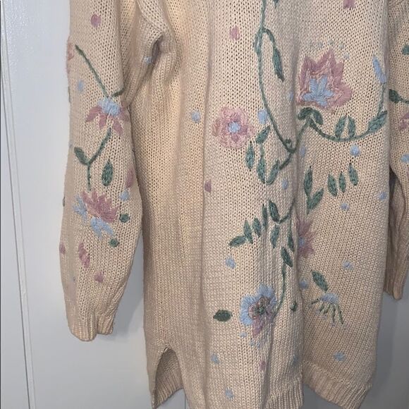 Vtg 80s/90s Westbound Petites long sweater - Picture 4 of 8